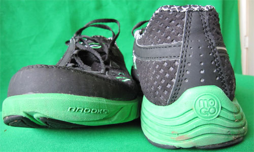 Brooks green hotsell silence running shoes