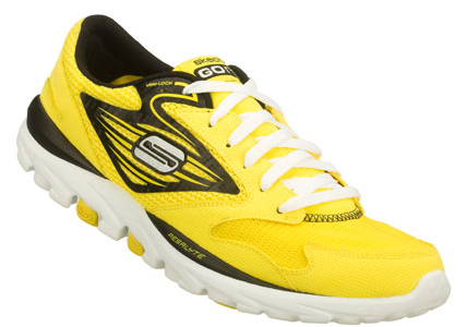 skechers go run womens yellow