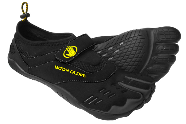 Body Glove Men's 3T Barefoot Cinch Water Shoe, Black/Indigo, 7