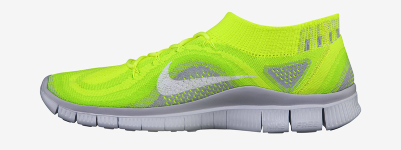 Nike free flyknit 5.0 knit hot sale vamp green