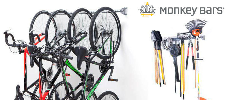 monkey bar bike storage rack