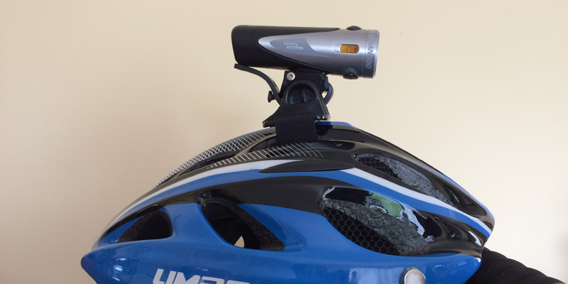 light and motion helmet mount