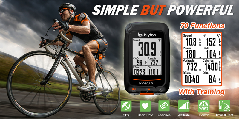 Bryton Sport Rider 310 cycling computer powerful yet affordable Quick Precise Gear Reviews