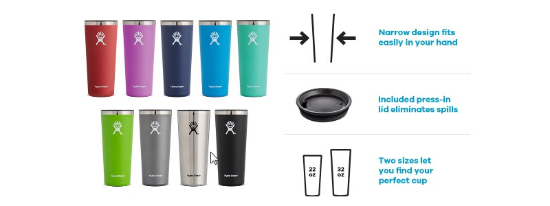 Comparing hydro 2025 flask tumbler sizes