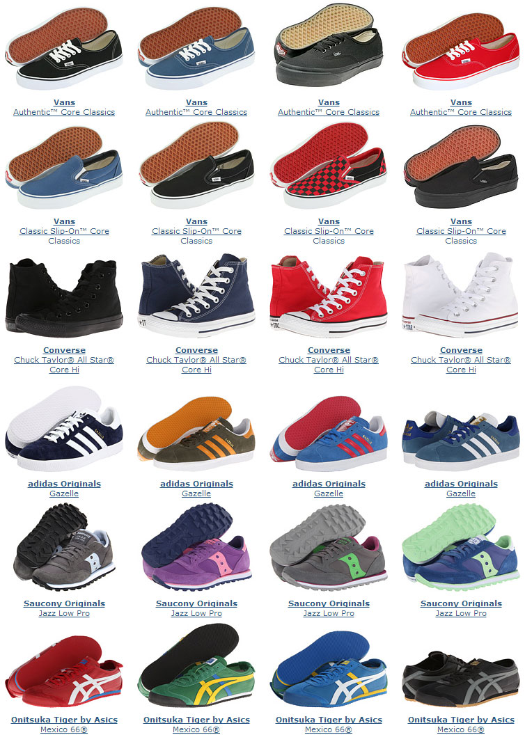 Retro days at Zappos! Over 150 shoes on sale. – Quick & Precise Gear ...